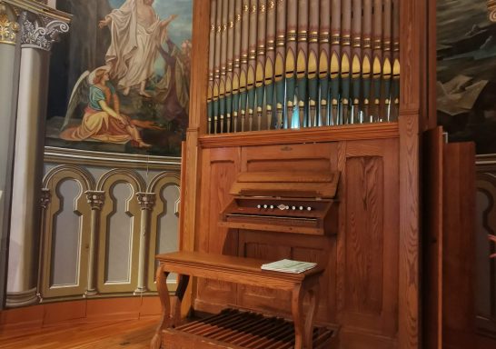 L’Opus 9 a retrouvé son lustre d’antan et occupe une place de choix dans la chapelle de la maison
mère des Adoratrices du Précieux-Sang, à Saint-Hyacinthe.