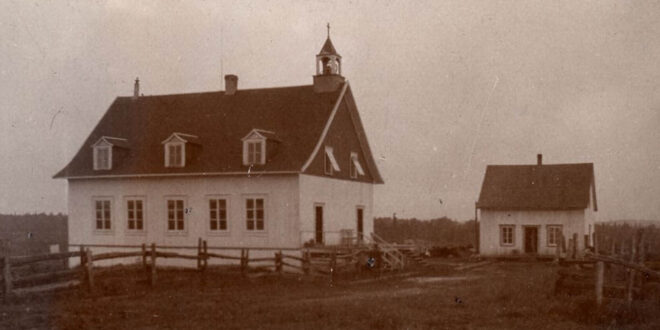 École de rang à Saint-Marcel-de-Richelieu, vers 1900